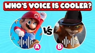 Who Is Braver?| Netflix Puss In Boots Voice Quiz, Super Mario Bros Voice Quiz l Guess the Voice?