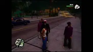 GTA San Andreas- CJ talking with the Ballas (Part 2)