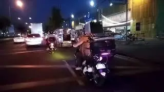 Night Road trip along Dr, A Santos Ave, Para&ntilde;aque city Philippines part one.