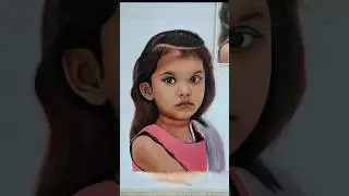 Oil colour Portrait Painting Canvas #art #drawing #painting #shorts #viral #portrait #trending