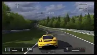 Top 56 Road Cars (STOCK) of GT5 in the Green Hell-Nr.43 Ferrari F430 '06: 7.28.528