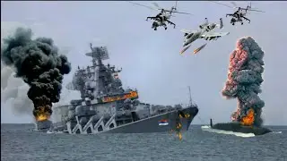 ukraine bombarded russian military aircraft carrier 3000 russian military soldiers died