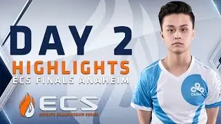 ECS Finals Anaheim - DAY #2 Highlights | CSGO