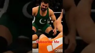 Pakistan Wrestler Smashes India in WWE Style Fight#short
