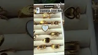 ➡️ Golden Plated 316L Stainless Steel Ring - Hip Hop Classic #Gucci #Earrings #Diamond #Rings #Gold