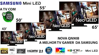 NEO QLED QN90B A MAIS COMPLETA TV PARA FILMES E GAMES