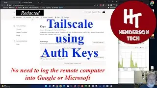 Tailscale using Auth Keys instead of Browser Login