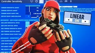 *BEST* Console Controller Linear Sensitivity/Settings in Fortnite Chapter 2 For Ps4 and Xbox