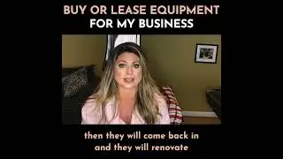 Buy or Lease Equipment For My Business - Jessica Walker