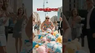БАБКА И ЛАБУБУ 🤣 #дядясережа #стиль #вео3 #veo3 #googleveo3 #ии #лабабу #тренды