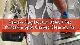 Review Rug Doctor 93407 Pet Portable Spot Carpet Cleaner, Red/White