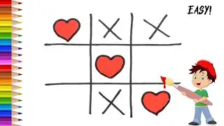 How to draw cute things for Valentine's Day |Easy| Step by step| День святого Валентина