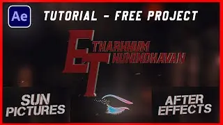 Suriya 40 Etharkkum Thunindhavan Title #19 | After Effects - Tutorial - Free Project - KvN