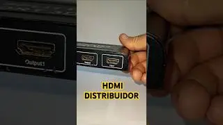 Hdmi distribuidor de video ,um bom equipamento. #hdmi #china #shorts #video #eletr&ocirc;nica #kwai #cabos