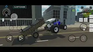 New update tractor diving Indian vehicles simulator 3D gameplay gaming video 