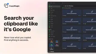 CopyMagic &ndash; The Smartest Clipboard Manager for macOS.