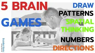 5 BRAIN GAMES। DIRECTION, NUMBERS, SCALE, SIZE, PATTERN, SPATIAL THINKING।DRAW & PLAY। 2+YEARS KIDS