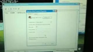 Mattel Aquarius viewing StarTTY.com while connected to PC