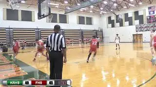 Kettle Run Live Stream KRHS VS FHS Boys Basketball 01/21/2021