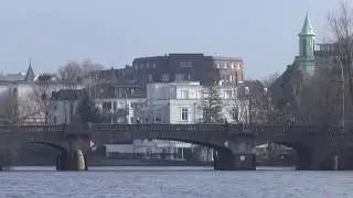 Hamburg - the beautiful Alster lakes HD