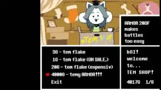 Buying Tem Armour [Undertale]
