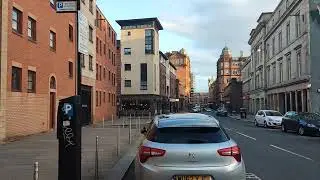 Glasgow, chilly morning at our stay at AIRBNB.