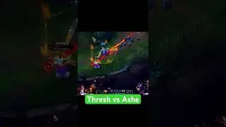 Thresh Punishes Ashe Support #leagueoflegends #shorts #gaming