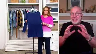 Denim & Co. Active Brushed Heavenly Jersey Boatneck Tunic on QVC