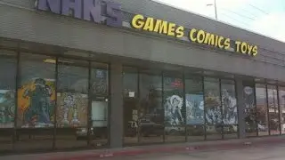 NAN'S GAMES COMICS TOYS STORE TOUR HOUSTON TX COMIC SHOP