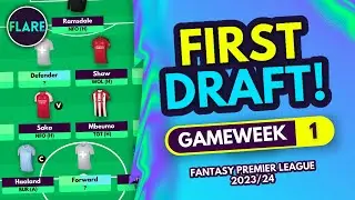 OUR FPL GAMEWEEK 1 FIRST DRAFT! | No Salah!? | Fantasy Premier League Tips 2023/24