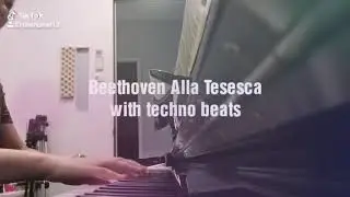 Beethoven Alla Tedesca with techno beat 150 bpm