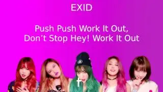 EXID - Hot Pink (핫핑크) (Lyrics/Color Code) (Han/Rom/Eng)