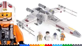 🔄 LEGO Star Wars 2021 Luke Skywalker's X-Wing Fighter review! 75301 re upload