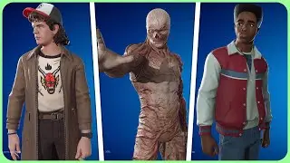 ALL Stranger Things Fortnite Cosmetics! (Vecna, Dustin, + More!)