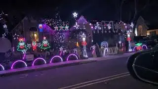 Caine Woods Christmas House on Christmas Eve 2025