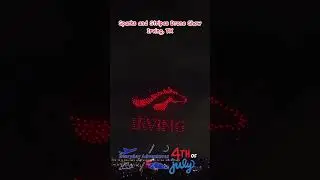 Irving Sparks & Stripes July 4th Celebration Drone Show | July 4th Drone Show | Guinness Record