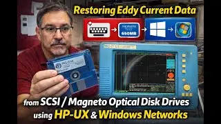Restoring Eddy Current Data from SCSI / Magneto Optical Disk Drives using HP-UX and Windows Networks
