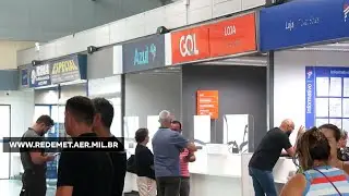 Aeroporto de Porto Velho continua fechado. Fumaça não deixa ninguém ir e vir