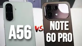 Samsung Galaxy A56 VS Infinix Note 60 Pro (Camera Comparison, PUBG & Display & Speed)