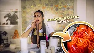 CONHEÇA AS PRINCIPAIS FORMAS E MOLDES PARA FAZER VELAS