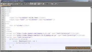 Creating an HTML Slider with jQueryUI - Tutorial