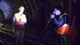 Chris Gale shooting in the London underground darkness | Phase One