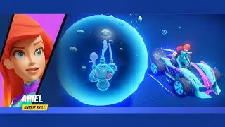 Ariel Unique Skill Showcase Gameplay | Disney Speedstorm