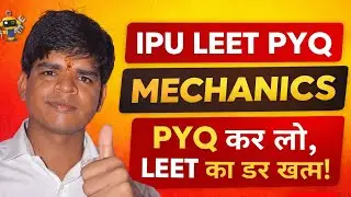  IPU LEET PYQ | LEET 2026 lateral entry B.Tech  #leet #leet2026 #pyq #ipuleet #lateralentry 