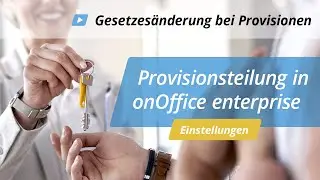 Einstellungen zu der Provisionsteilung in onOffice enterprise