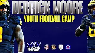 ALL IS GREAT AT THE BIG 8 Derrick Moore Youth Football Camp  | Football Training