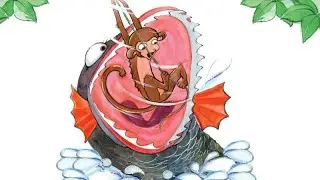 A Little Monkey and A Fish - Learn English with subtitles - Story for Children | Bedtime Stories