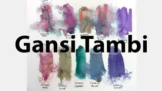Образцы краски Gansi Tambi