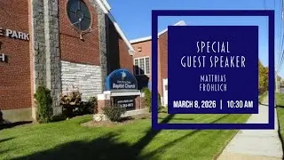 Matthias Fr&ouml;hlich from Berlin Germany, our special speaker on March 8 , 2026