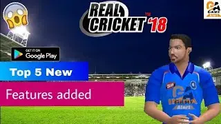 😊wcc2 # !! Real cricket 18 !! 5 new features. Full information🔥